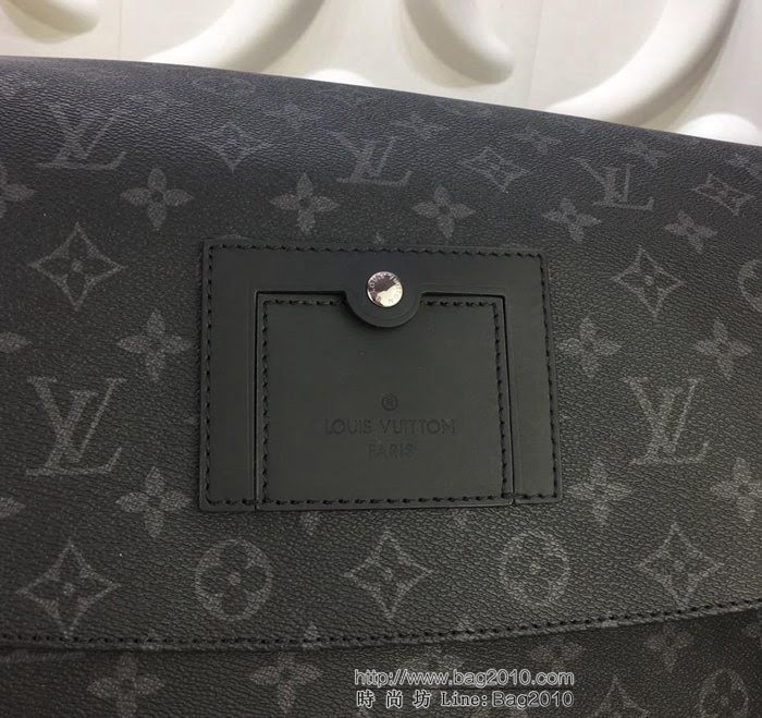 路易威登LV 頂級原單 M40510 經典學院風格 Messenger MM Voyager中號郵差包 雙搭扣男士斜挎包  YDH2472